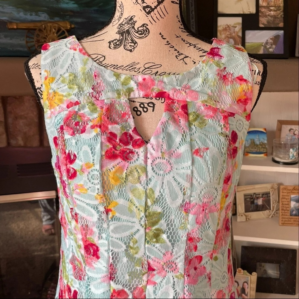 R&K Floral Pastel Midi Dress - Picture 7 of 10